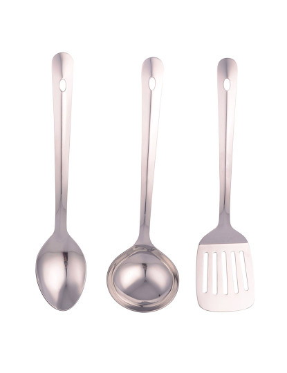 imagem de Conjunto 3 peças de utensílios de cozinha em aço inox energia1