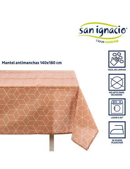 imagem de Toalha de mesa em lona resistente a manchas 140x180cm coleção abst kinvara2