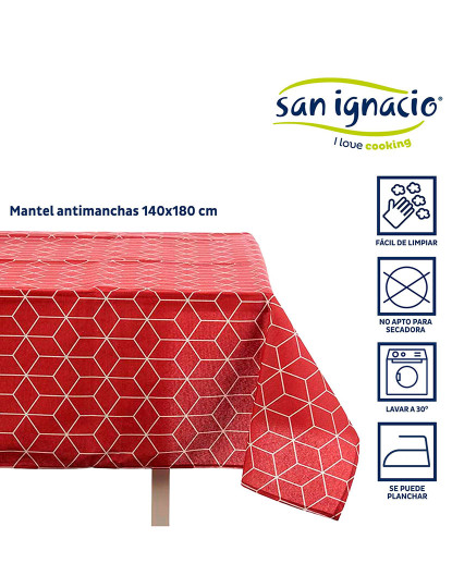 imagem de Toalha de mesa em lona resistente a manchas 140x180cm coleção abst kinvara2