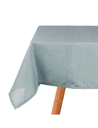 imagem de Toalha de mesa em poliéster 140x180cm coleção kinvara azul claro1