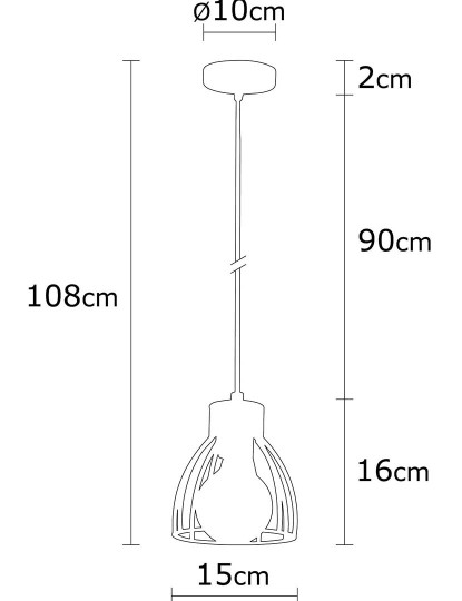 imagem de Candeeiro Teto Kemah-N-1234 Preto3