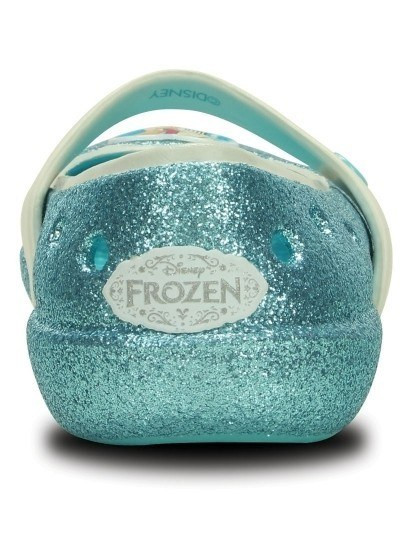 imagem de Sabrinas Crocs Frozen Flat Azul Claro5