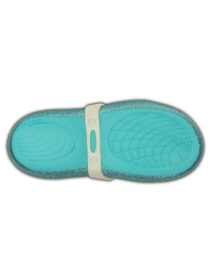 imagem de Sabrinas Crocs Frozen Flat Azul Claro4