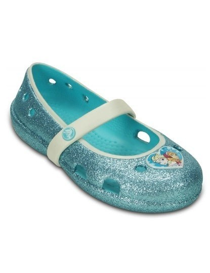 imagem de Sabrinas Crocs Frozen Flat Azul Claro1