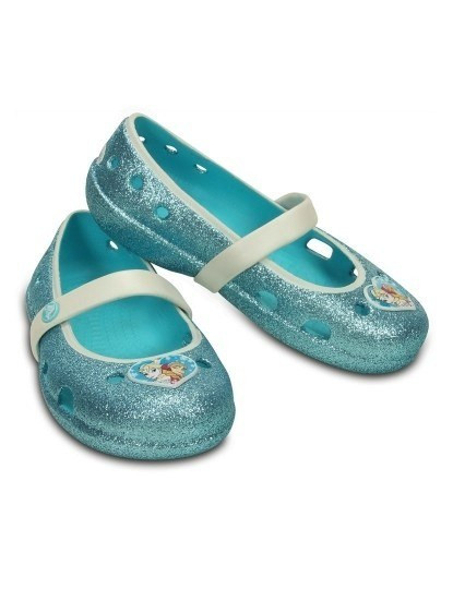 imagem de Sabrinas Crocs Frozen Flat Azul Claro6