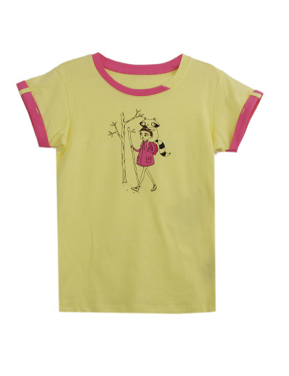 imagem de T-Shirt Menina Lost Trail Amarelo 1