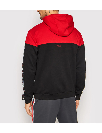 imagem de Sweatshirt Homem Preto e Vermelho2