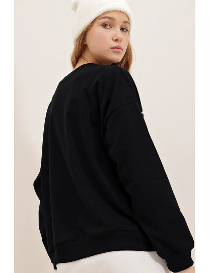 imagem de Sweatshirt Senhora Preto4