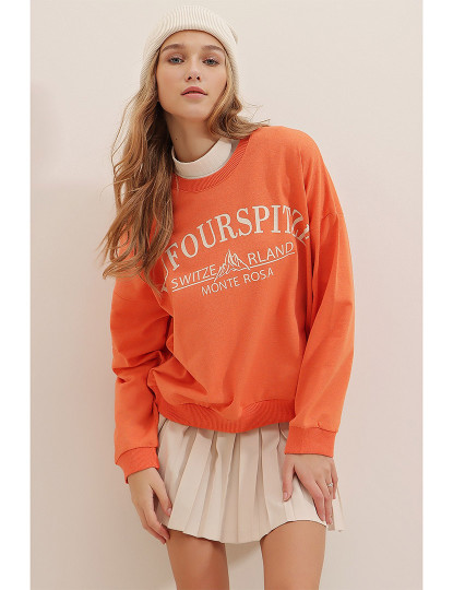 imagem de Sweatshirt Senhora Laranja1