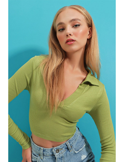 imagem de Blusa Senhora Verde Pistacho3