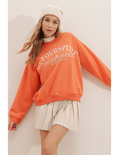 imagem de Sweatshirt Senhora Laranja3