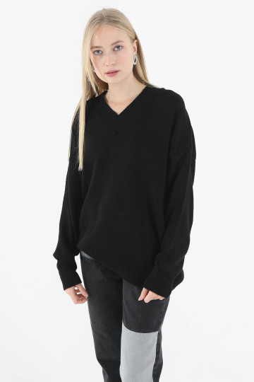 imagem de Sweatshirt de Senhora Preto1