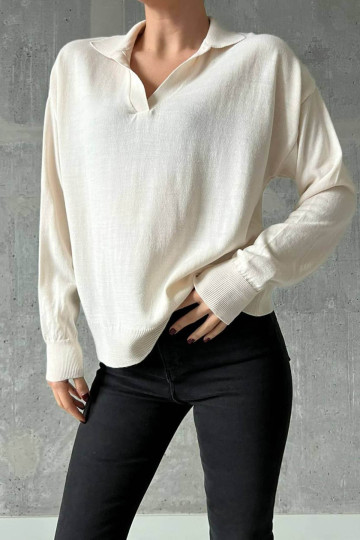 imagem de Sweatshirt de Senhora Creme1