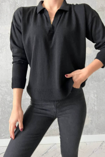 imagem de Sweatshirt de Senhora Preto1