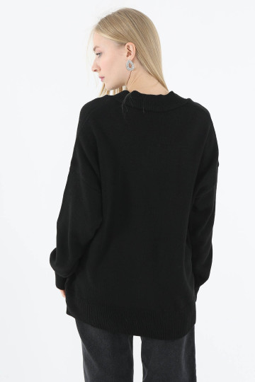 imagem de Sweatshirt de Senhora Preto4