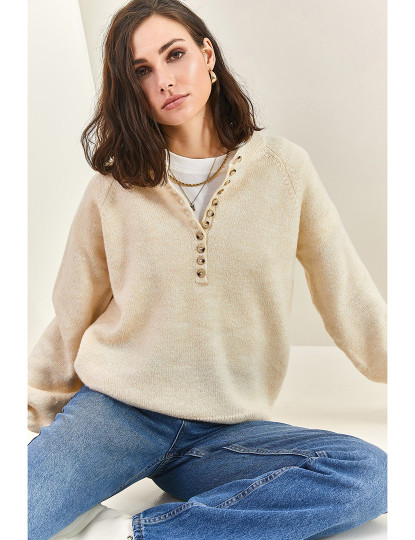 imagem de Sweatshirt de Senhora Creme1