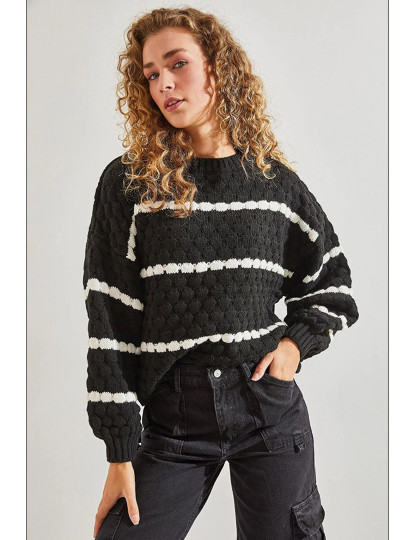 imagem de Sweatshirt de Senhora Preto e Branco1