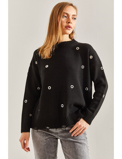 imagem de Sweatshirt de Senhora Preto1