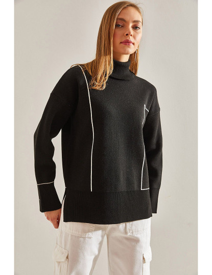 imagem de Sweatshirt de Senhora Preto1