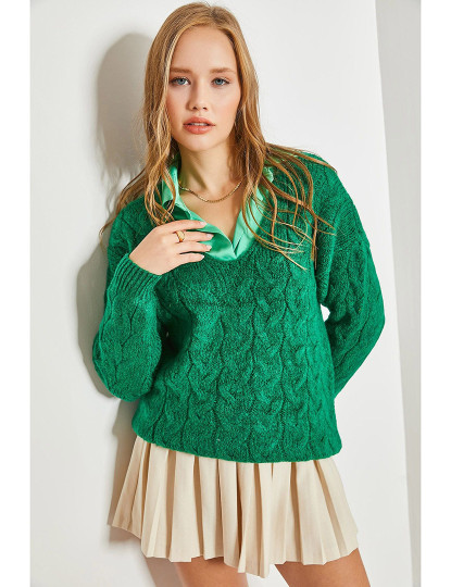 imagem de Sweatshirt de Senhora Verde1