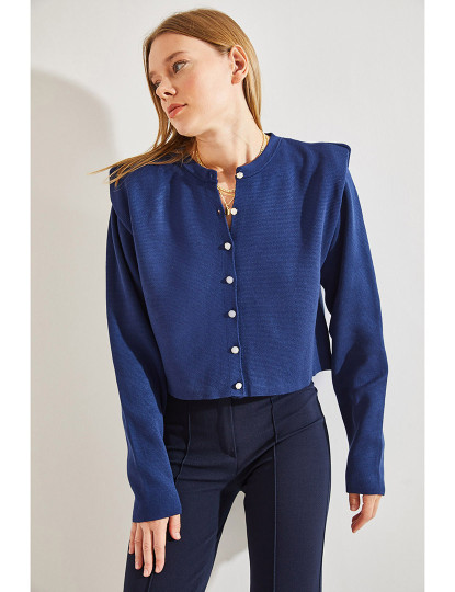 imagem de Cardigan de Senhora Azul escuro7