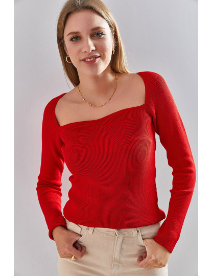 imagem de Sweatshirt de Senhora Vermelho5