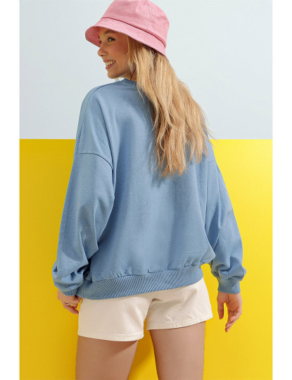 imagem de Sweatshirt Senhora  Azul claro5