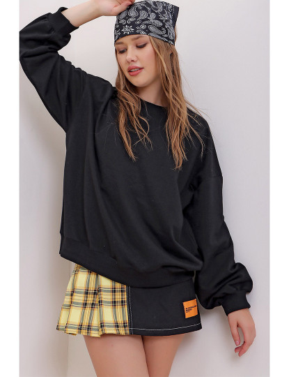 imagem de Sweatshirt Senhora Preto4