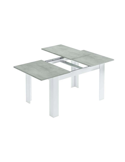 imagem de Mesa Refeição Extensível Cinza/Branco4