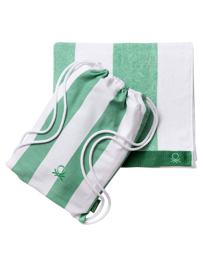 imagem de Pack Bolsa + Toalha de Praia Benetton Verde3