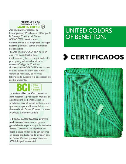 imagem de Manta Benetton Verde Foam10