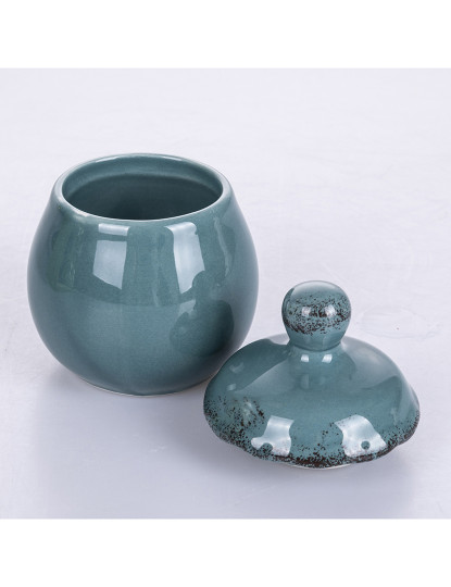 imagem de Conjunto 6 Frascos de Especiarias C/ Apoio Verde9