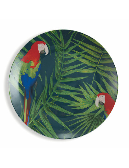 imagem de Conjunto 6 Pratos Fruta Selva Multicolor2