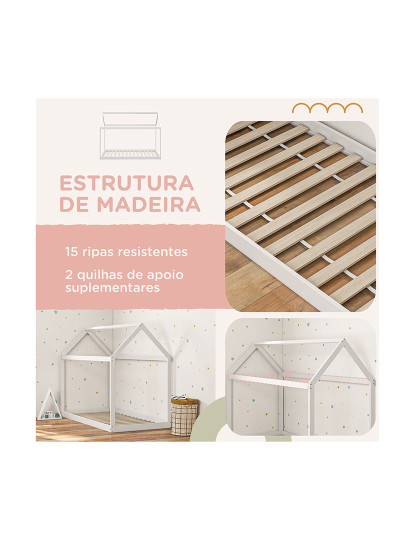 imagem de Cama Individual Branco6