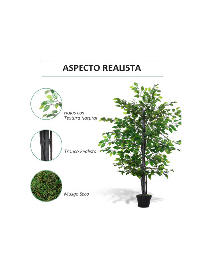 imagem de Árvore Artificial Ficus Verde5