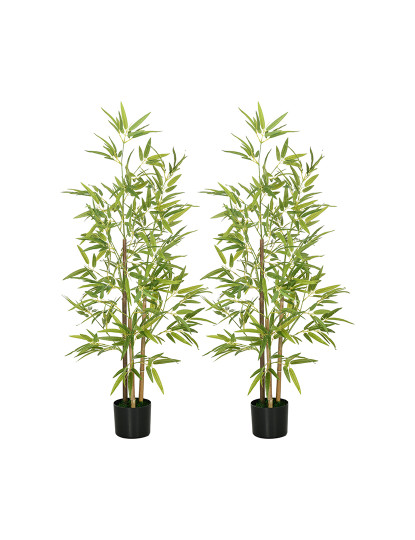 imagem de Conjunto 2 Plantas Artificiais Verde1