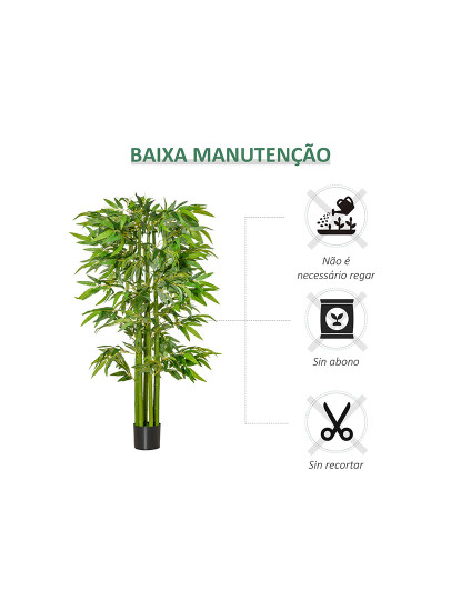 imagem de Bambu Artificial Verde6