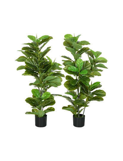 imagem de Conjunto de 2 Plantas Artificiais Verde1