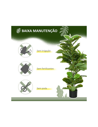 imagem de Conjunto de 2 Plantas Artificiais Verde5