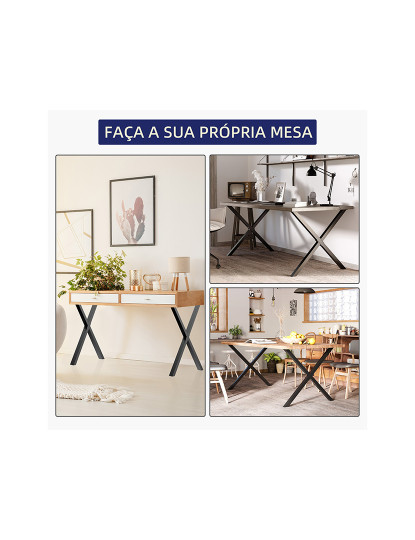 imagem de Pernas de Mesa Preto7