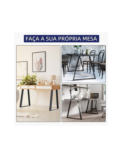 imagem de Pernas de Mesa Preto7