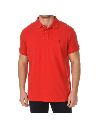 imagem de Polo de Homem Slim fit Vermelho1