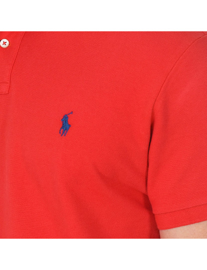 imagem de Polo de Homem Slim fit Vermelho2