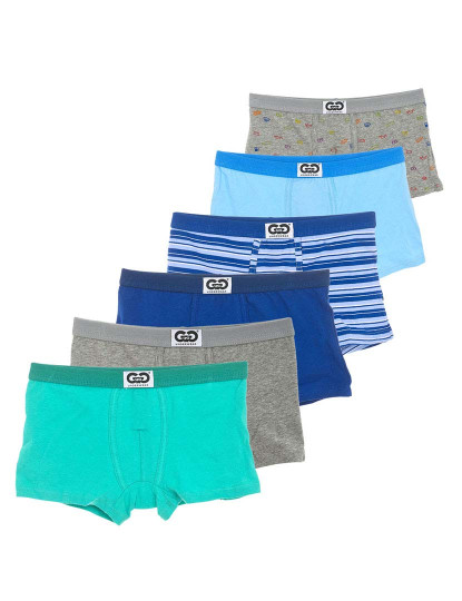 imagem de Pack-6 LPG Boxers Criança Multicolorido1