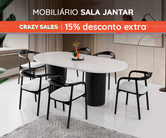 Mobiliário Sala Jantar Top Vendas - 15% Desconto Extra