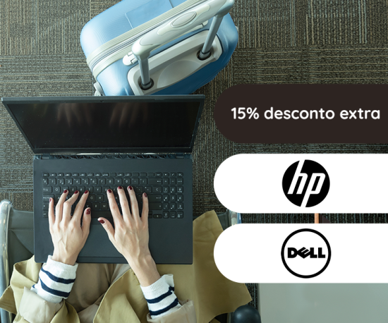 Portáteis - Dell, HP - 15% Desconto Extra