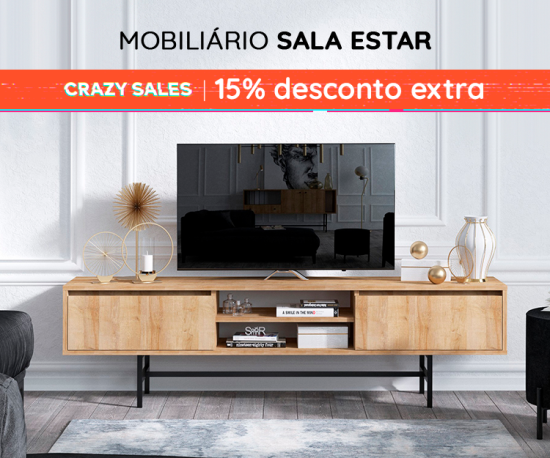 Mobiliário Sala Estar Top Vendas - 15% Desconto Extra