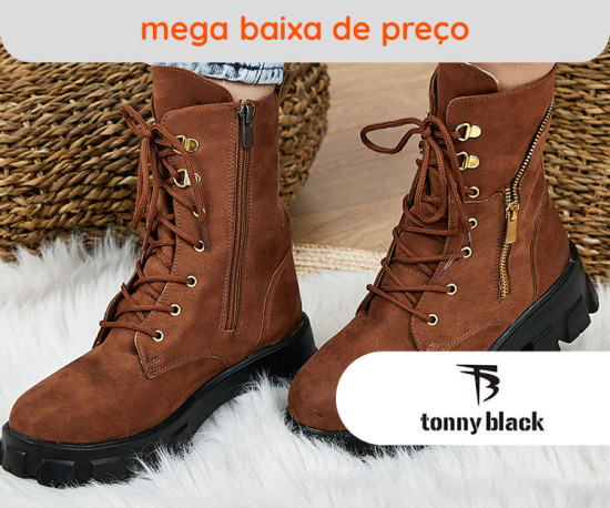 Tonny Black Shoes Mega Baixa de Preço