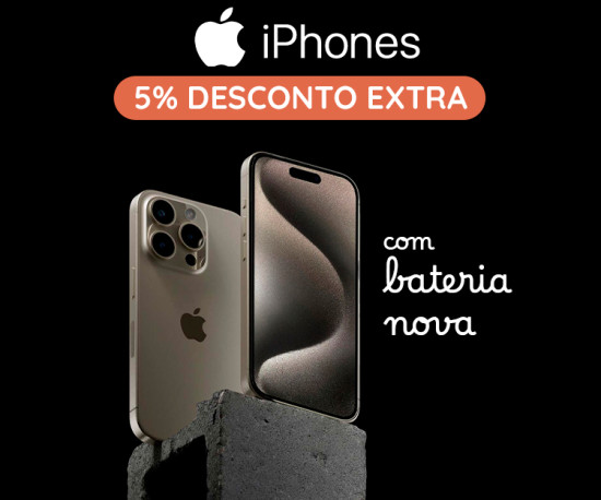 iPhones com Bateria Nova desde 156,99€ - 5% Desconto Extra