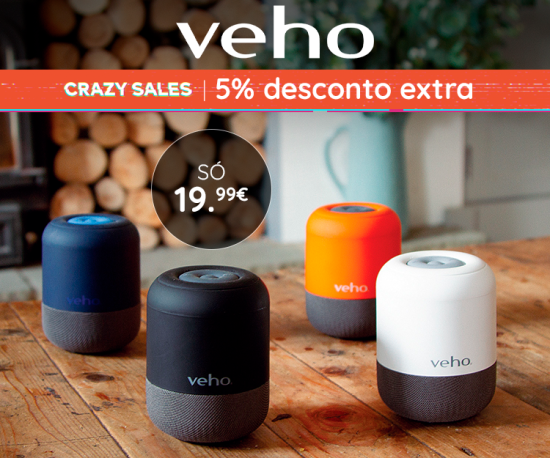 Veho MZ-S Bluetooth Speaker só 19,99Eur